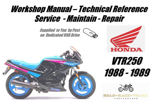 Honda vtr250 vtr 250 manuale - vtr250,