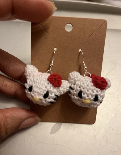 Orecchini amigurumi fatti - , a