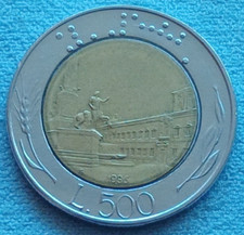 500 lire 1986 Italy 