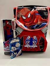 🔴 ZAINO Scuola "SPIDER-MAN"  incluso Figure 30 cm - SEVEN® - NUOVO etichetta