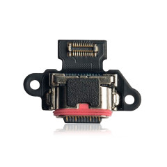 Charging port with - flex, cable