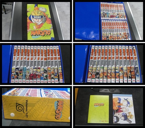 Naruto manga box - manga,