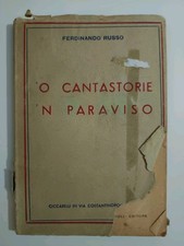 Libro Poesie 'O cantastorie 'n paraviso Ferdinando Russo 1945