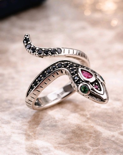 Anello serpente argento - anello,