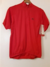 SUGOI Maglia Ciclismo Maniche Corte, SM, Tinta Unita ROSSO con TAG