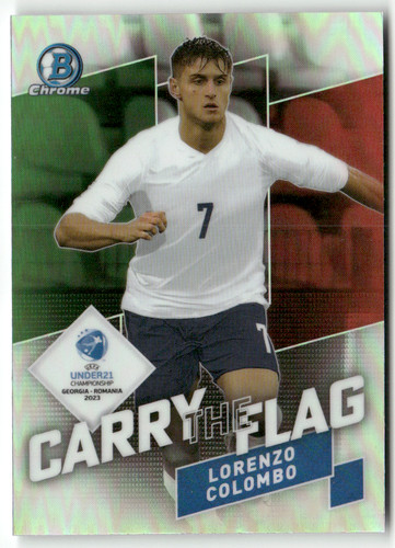 Topps 1st bowman - chrome, under