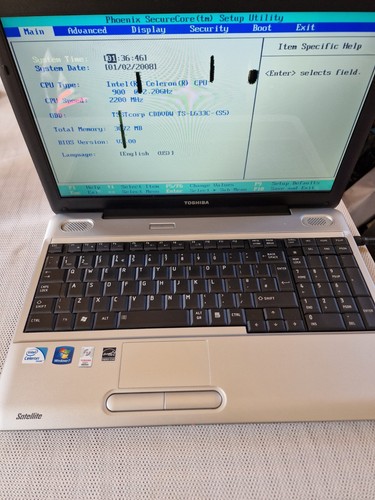 Toshiba satellite l500 - toshiba, l500-1xl