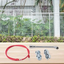 Connettori in corda acciaio zincato per recinzione elettrica kit 25 pezzi