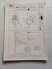 Minarelli motore 50 P6 CSA 1969 Facsimile originale scheda omologazione DGM
