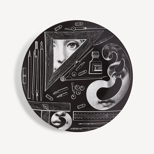 Fornasetti wall plate - fornasetti,