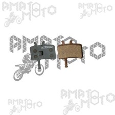 COPPIA PASTIGLIE ALLIGATOR SEMI-METALLICHE CON MOLLE- COMPATIBILI CON AVID JUICY