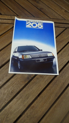 Peugeot 205 catalogue brochure - 205,