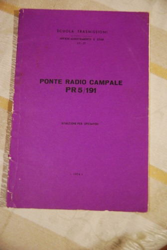 Ponte radio campale pr5 191 - radio,