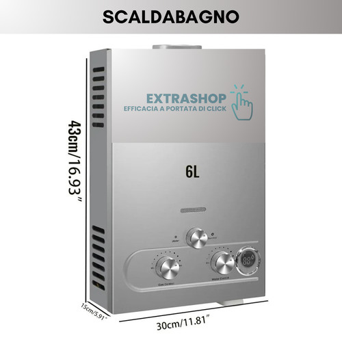 Scaldabagno gas gpl - scaldabagno,