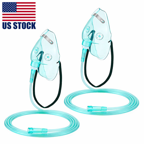 2pcs maschera ossigeno con - l,