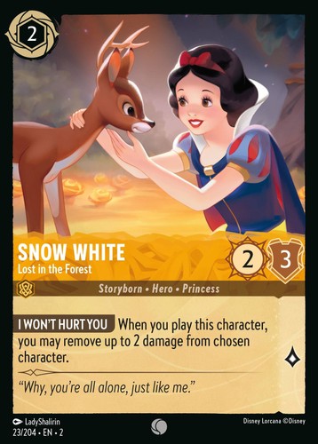Snow white lost the forest - snow,