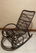 Sedia a dondolo vintage in