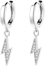 Orecchini Fulmine Di Diamanti Piccoli Orecchini a Cerchio Piercing Al Naso Diama