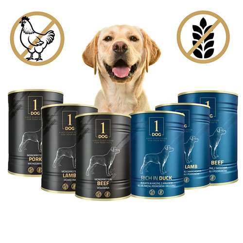 Cibo umido per cani - , cane