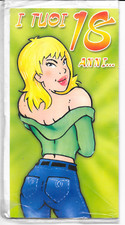 BIGLIETTO DI AUGURI - I TUOI 18 ANNI - CON BUSTA - HOT SEXY