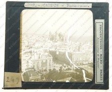 SPAGNA Cadice paesaggio 1890c lanterna magica foto diapositiva