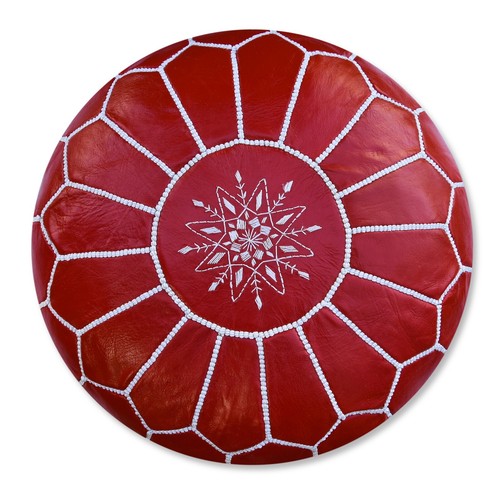 Pouf pelle marocchina - in,