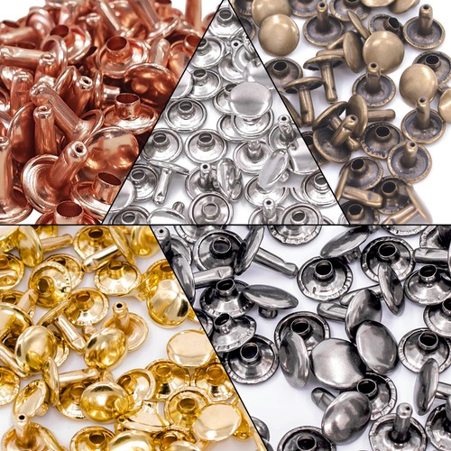 100pz borchie rivetti doppio - 100pz,
