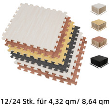 Tappetino puzzle 60x60CM protezione pavimento set 12/24 tappetini fitness tappetini EVA DE