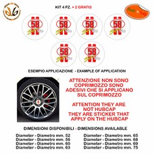 Adesivi coprimozzo super sic