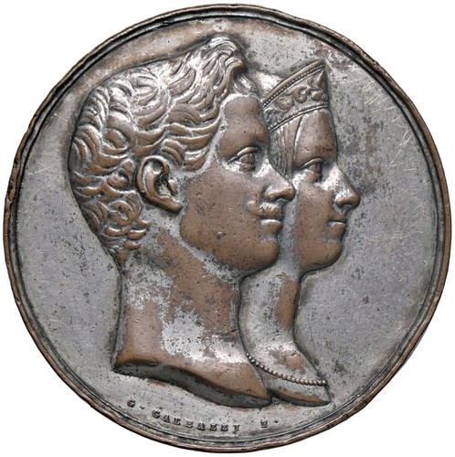 R82 437 medaglia 1842 nozze - 1842,