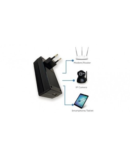 Mini ups parete 220v - 220v/usb, 2a