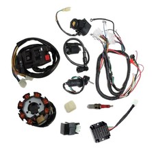 Cablaggio Elettrico Filo Telaio CDI Statore Kit Set per ATV Quad 150/200/250...