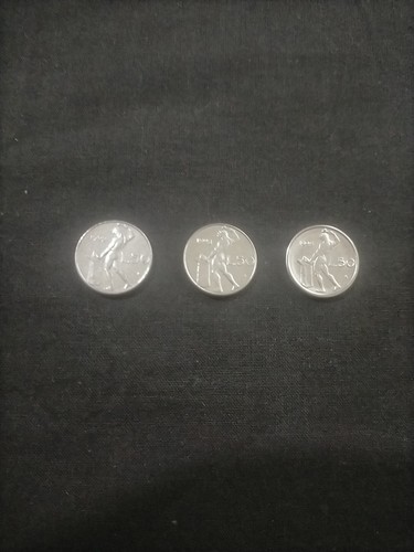 Tre monete lire micro - monete,