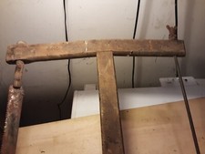 ANTICA GRANDE SEGA A LEGNO BUONO STATO DIMENSIONI 93X41 CM