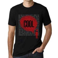 Uomo Maglietta Pensieri Freschi – Thoughts Cool – T-shirt Stampa Grafica