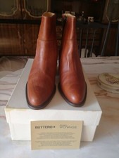 STIVALETTO DONNA IL BUTTERO IN CUOIO TAGLIA US 8 EU 39
