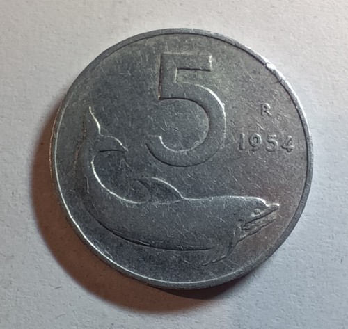 Monete rare lire - -, 1954