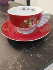TAZZA CAPPUCCINO THUN GRANDE SERIE DOLCE NATALE CAFFÈ AL VOLO COFFE CUP RARA