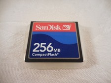 SANDISK 256 MB  COMPACTFLASH
