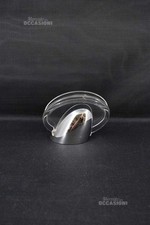 Portatovaglioli In Plastica Guzzini Made In Italy Con Base Color Argento 15x11cm