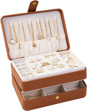 Portagioie Da Viaggio,Scatola Portagioie,Porta Gioielli Donna, Cofanetto Portagi
