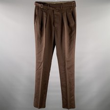 Pantalone seta lana spina di