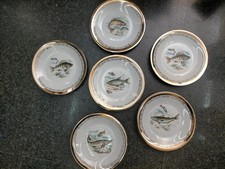 Antico servizio piatti pesce