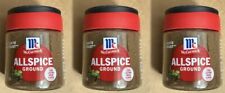 Lotto di 3 - McCormick non OGM Kosher Ground Allspice, bottiglia da 0,9 once nuova sigillata