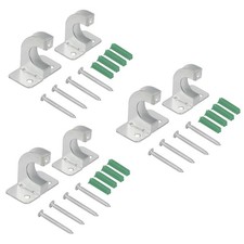 Tubo flessibile portatile da giardino supporto mulinello metallo rack appendino parete Montie 6Y4D