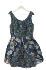 PINKO Abito da cocktail Donna Abito Taglia IT 38 blu-verde-rosa stile casual