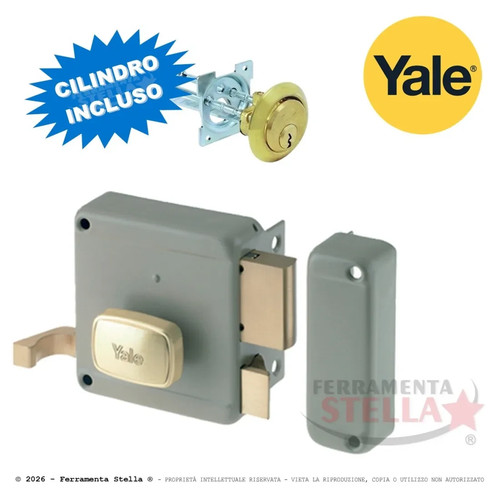 Serratura yale pomolo - serratura,