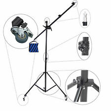 Kit Stativo Giraffa Boom Telescopica con Ammortizzatori DynaSun FS502 e 3 Ruote