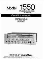 Marantz 1515 Ricevitore Manuale Istruzioni Proprietario