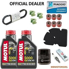 KIT TAGLIANDO PIAGGIO VESPA GTS 250 OLIO CINGHIA FILTRO OLIO ARIA TUTTO ORIGINAL